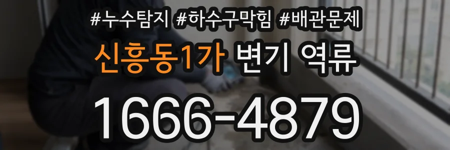신흥동1가 변기 역류