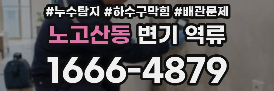 노고산동 변기 역류