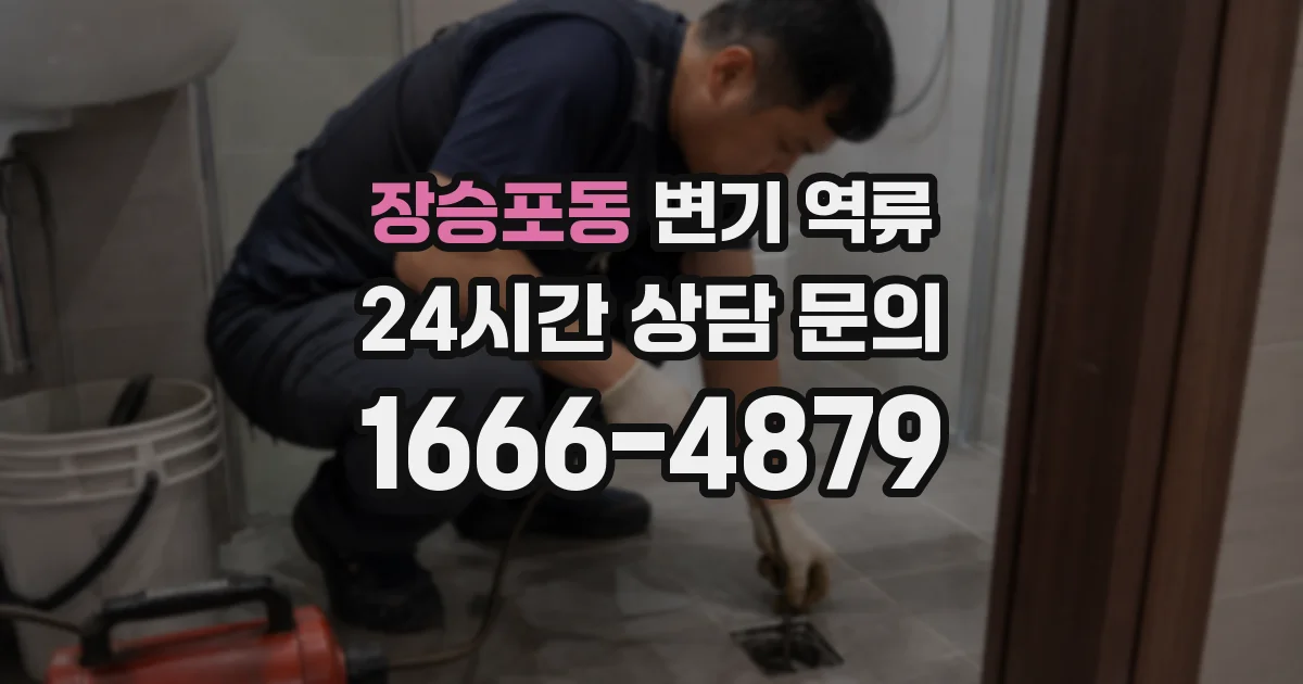 장승포동 변기 역류