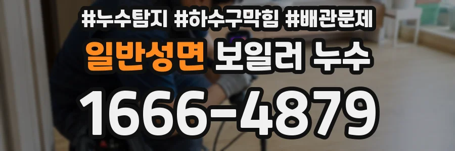 일반성면 보일러 누수