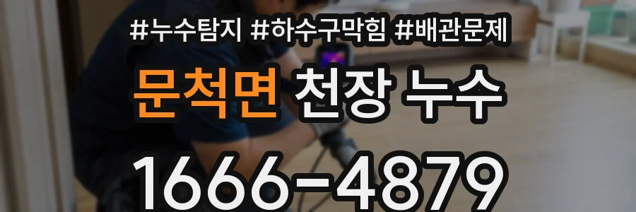 문척면 천장 누수