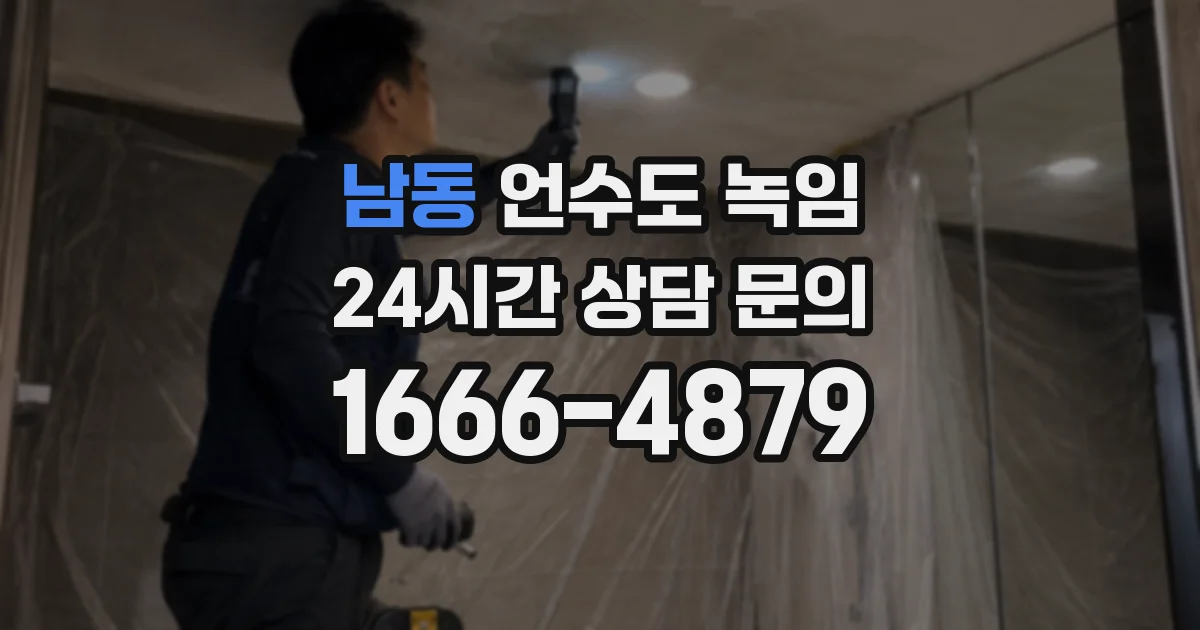 남동 언수도 녹임