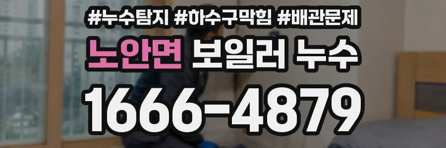 노안면 보일러 누수