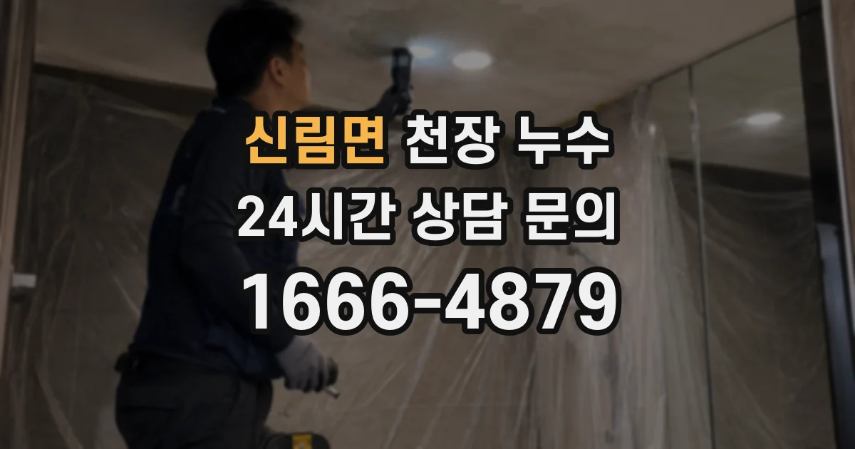 신림면 천장 누수