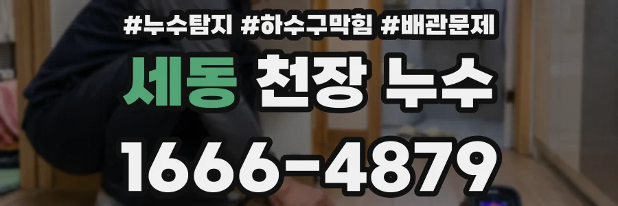 세동 천장 누수
