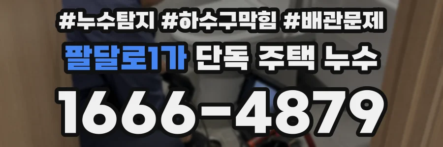 팔달로1가 단독 주택 누수