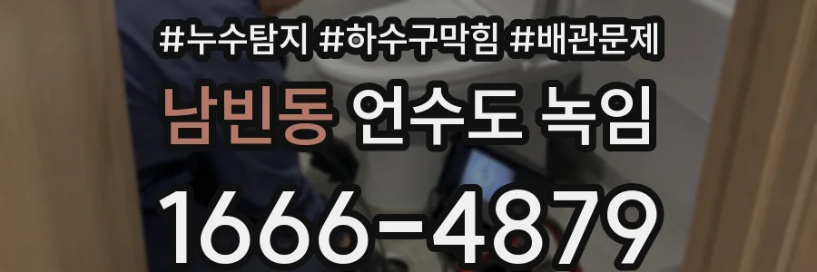 남빈동 언수도 녹임