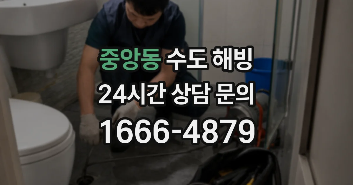 중앙동 수도 해빙
