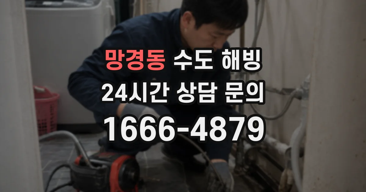 망경동 수도 해빙