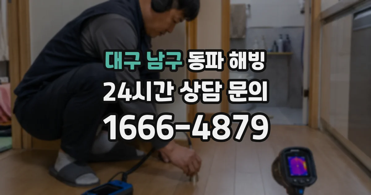 대구 남구 동파 해빙