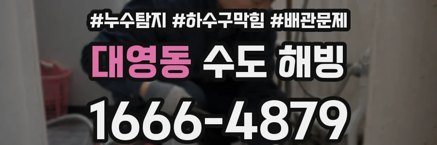 대영동 수도 해빙