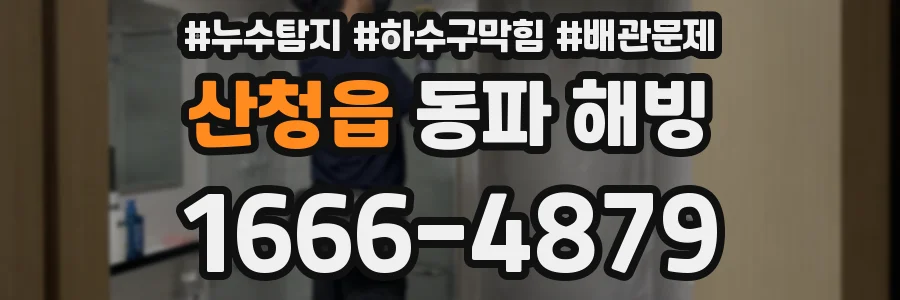 산청읍 동파 해빙