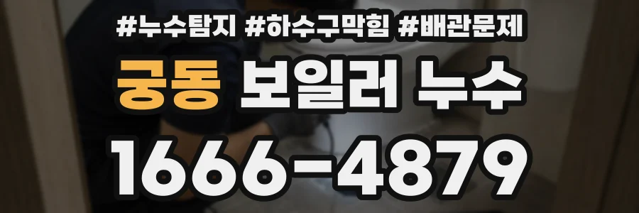 궁동 보일러 누수