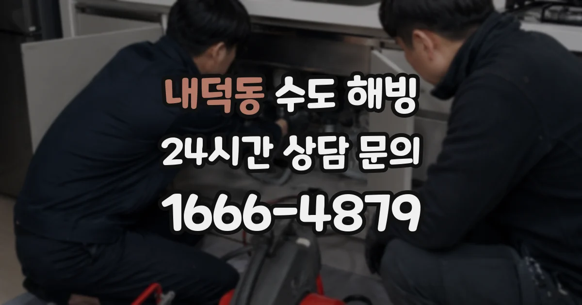 내덕동 수도 해빙