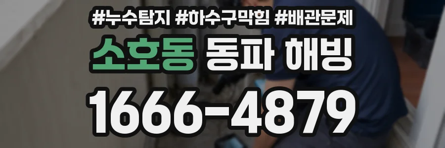 소호동 동파 해빙