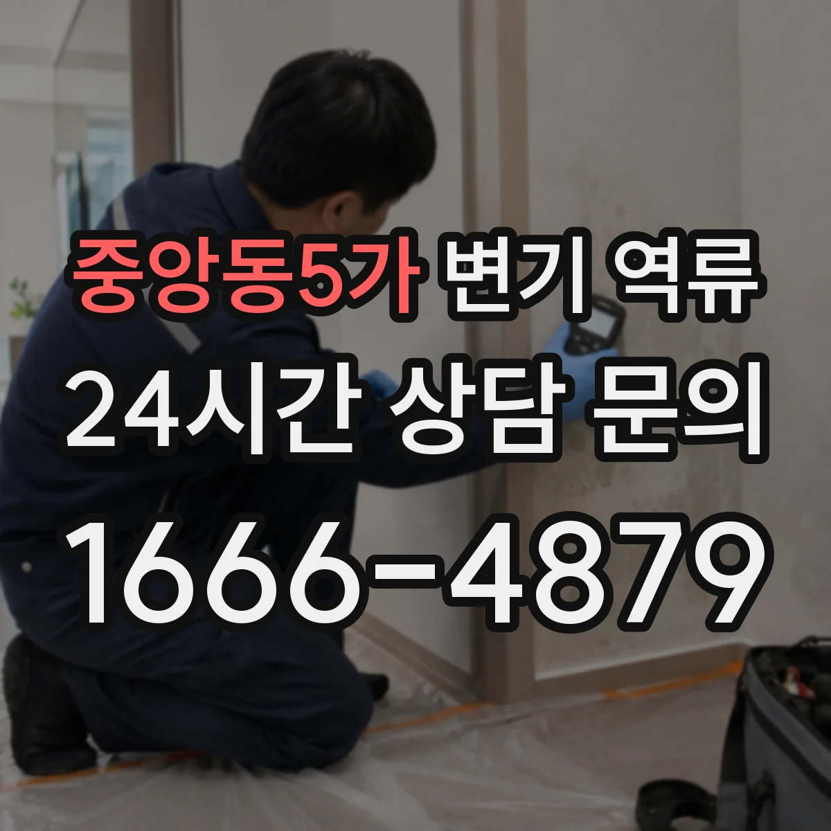중앙동5가 변기 역류
