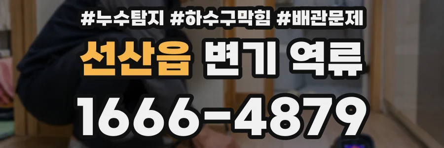 선산읍 변기 역류