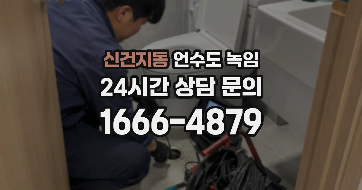신건지동 언수도 녹임