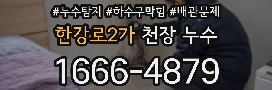 한강로2가 천장 누수