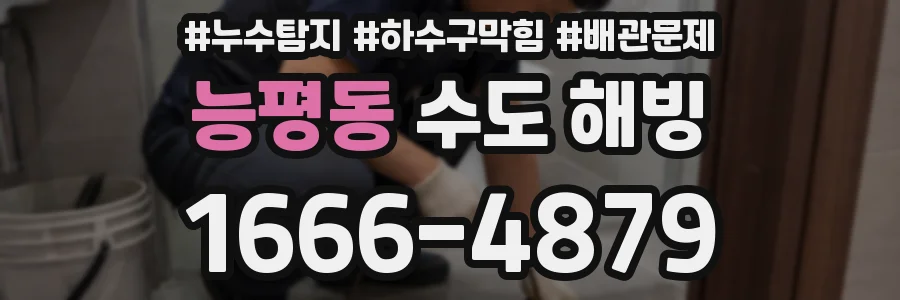 능평동 수도 해빙