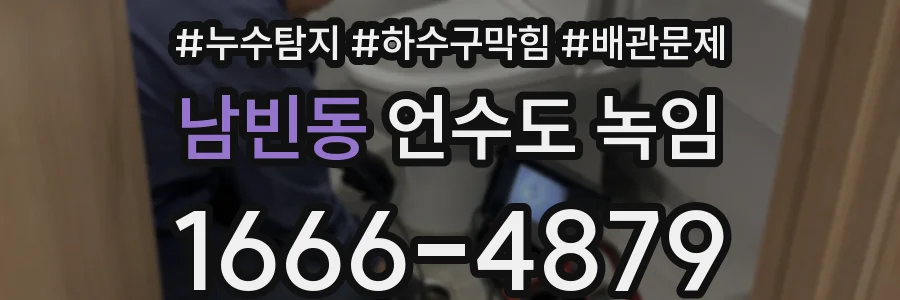 남빈동 언수도 녹임