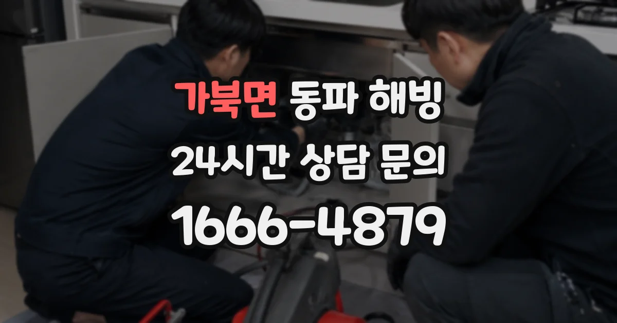 가북면 동파 해빙