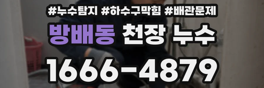 방배동 천장 누수