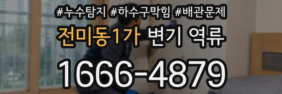 전미동1가 변기 역류