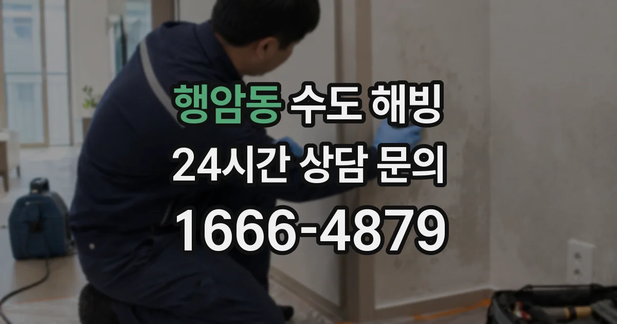 행암동 수도 해빙