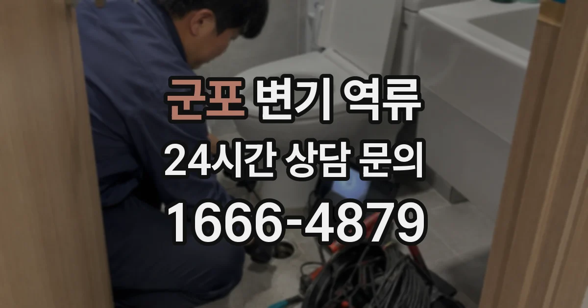 군포 변기 역류
