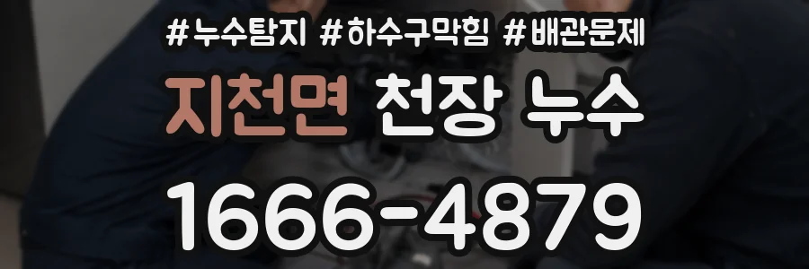 지천면 천장 누수
