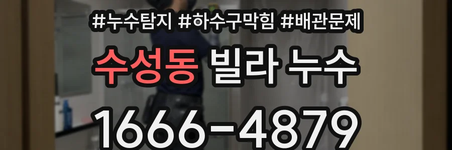수성동 빌라 누수