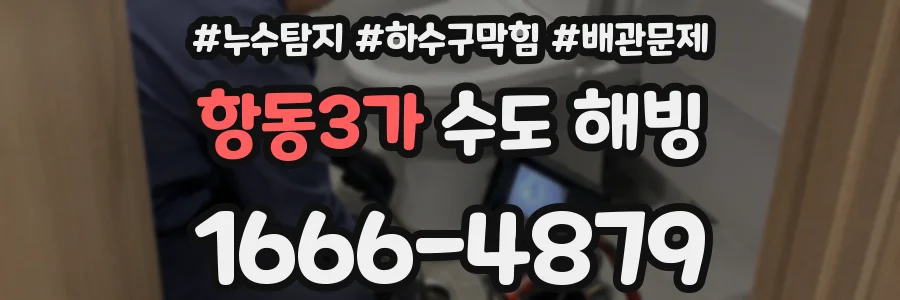 항동3가 수도 해빙