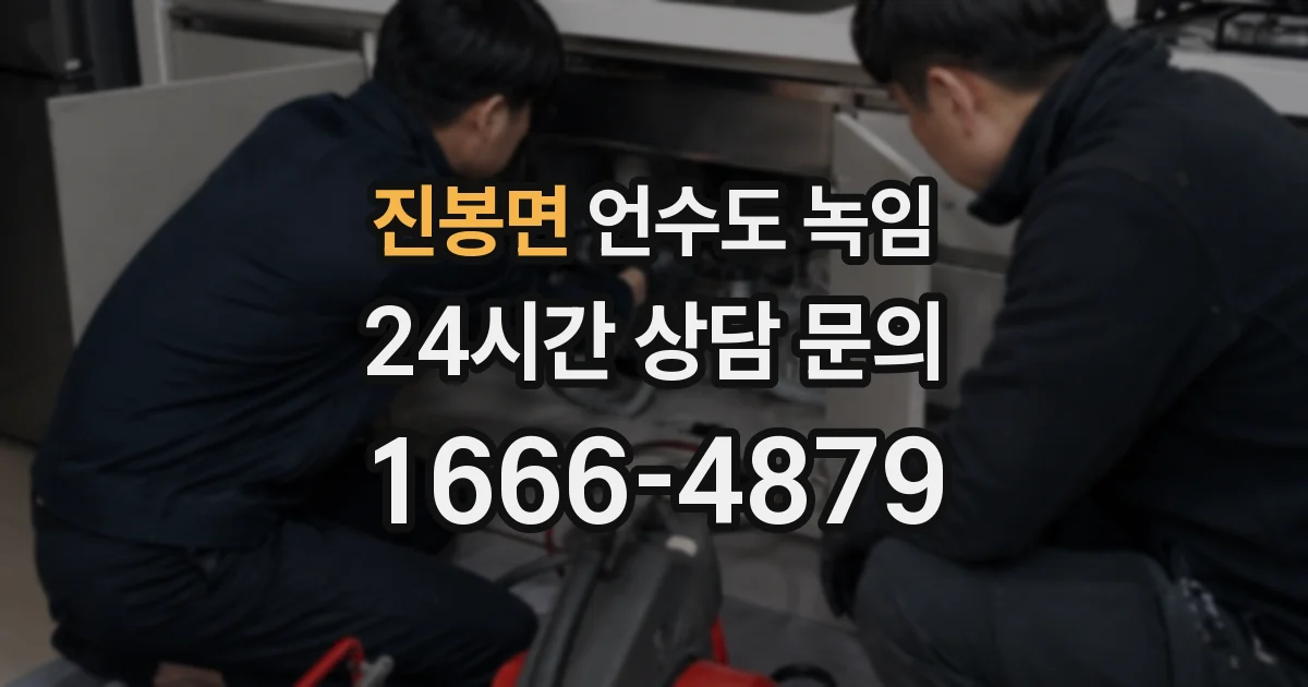 진봉면 언수도 녹임
