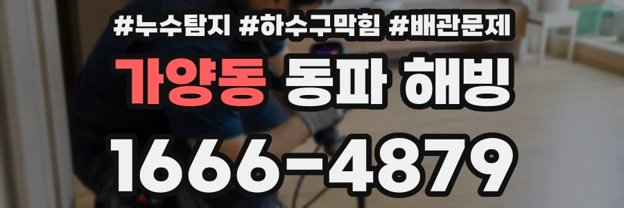 가양동 동파 해빙