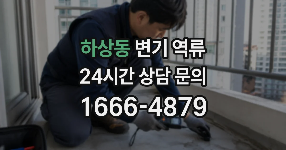 하상동 변기 역류