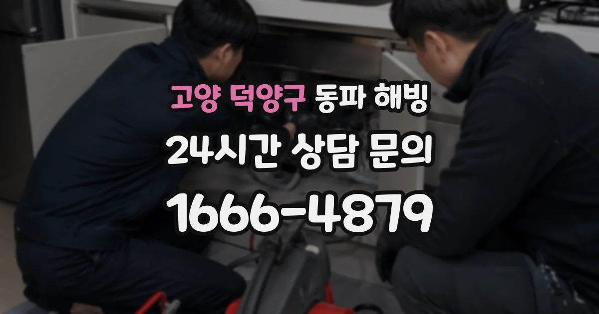 고양 덕양구 동파 해빙