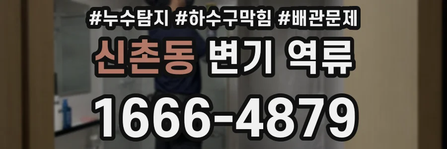 신촌동 변기 역류