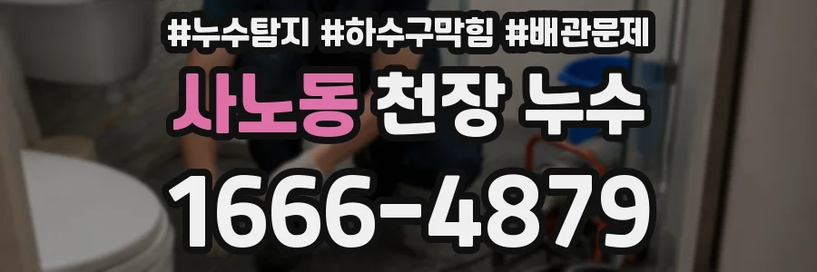사노동 천장 누수