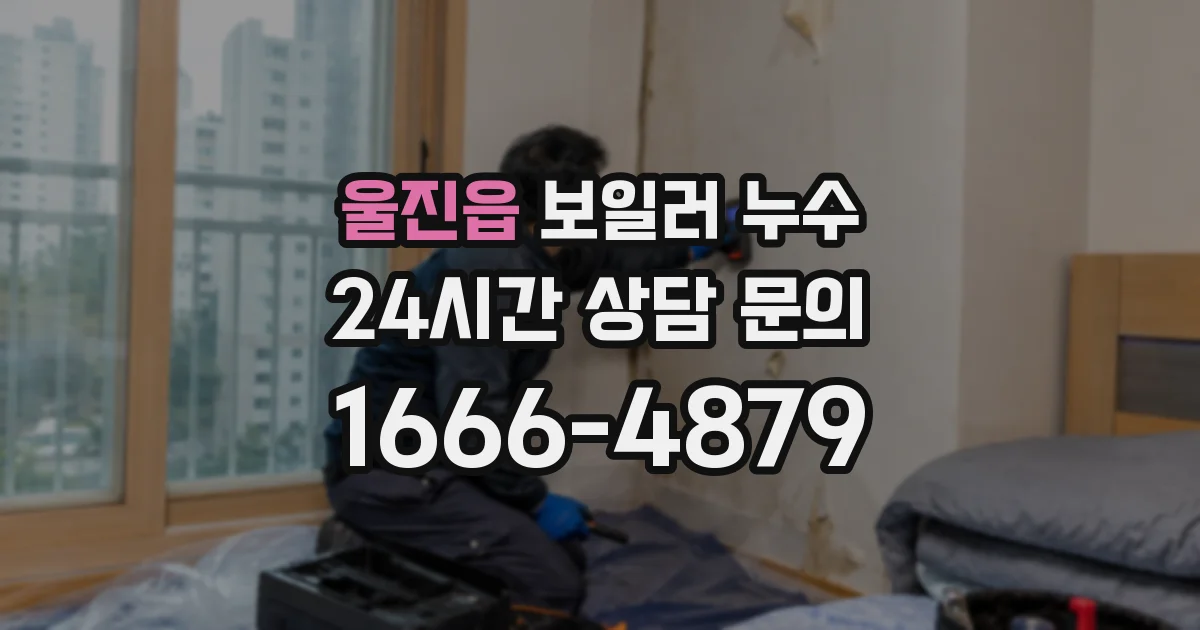 울진읍 보일러 누수