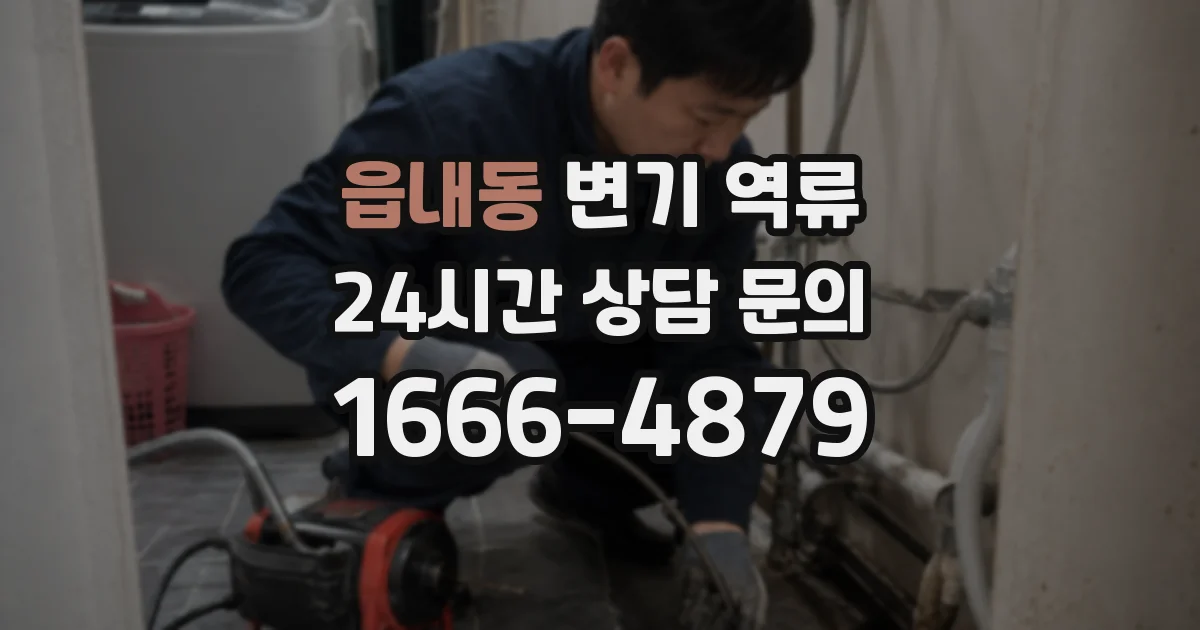 읍내동 변기 역류