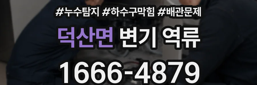 덕산면 변기 역류
