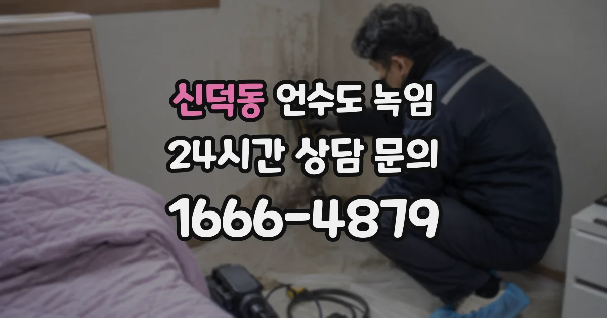 신덕동 언수도 녹임