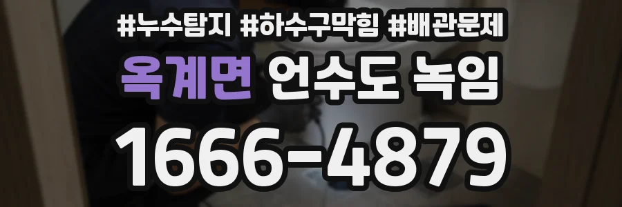 옥계면 언수도 녹임
