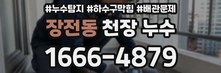 장전동 천장 누수
