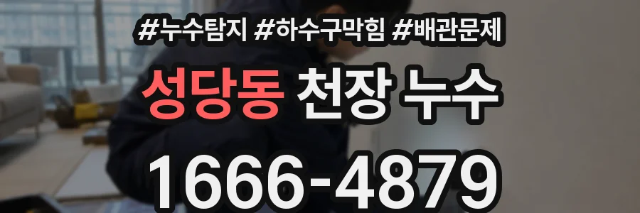 성당동 천장 누수