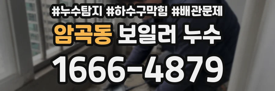 암곡동 보일러 누수