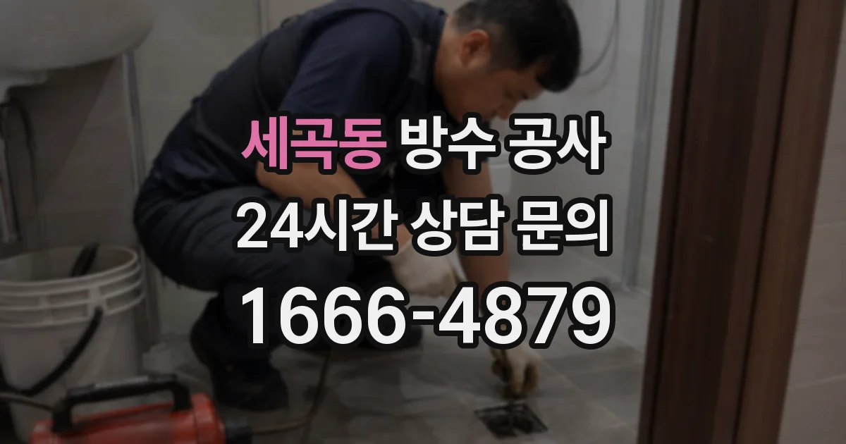 세곡동 방수 공사