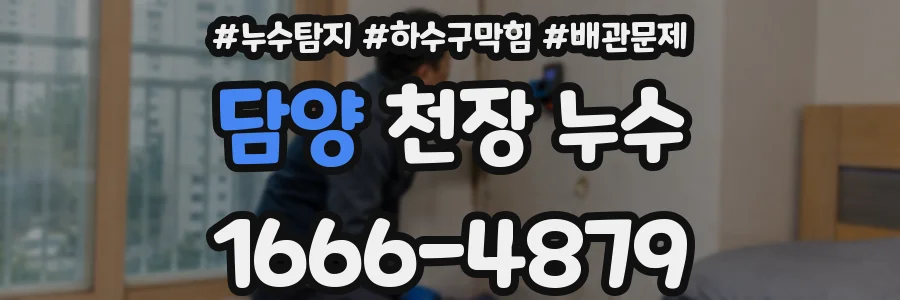담양 천장 누수