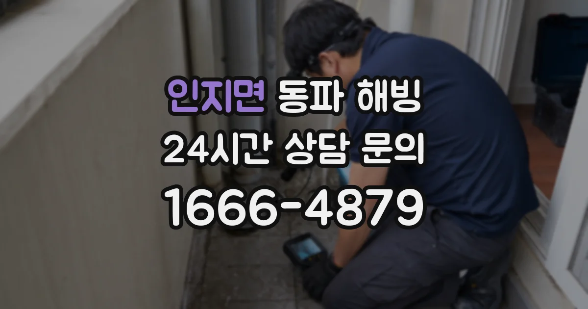인지면 동파 해빙